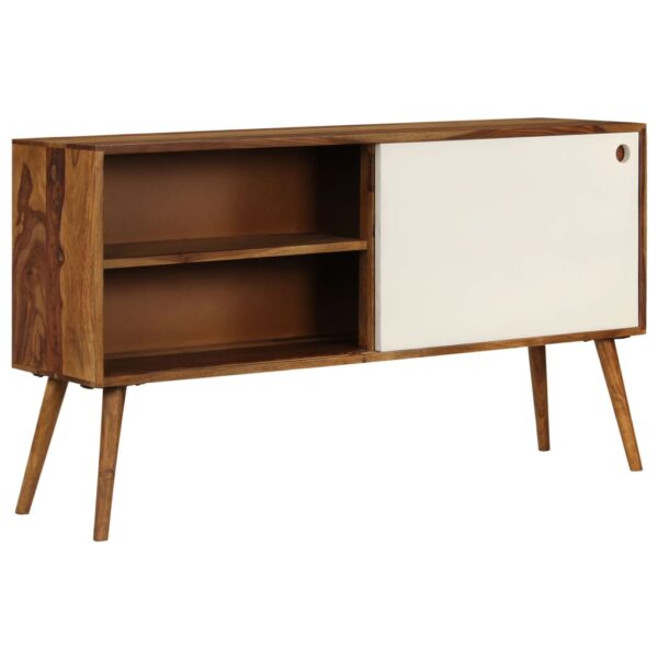 vidaXL Sideboard Solid Sheesham Wood 46.5"x11.8"x26" - Image 4