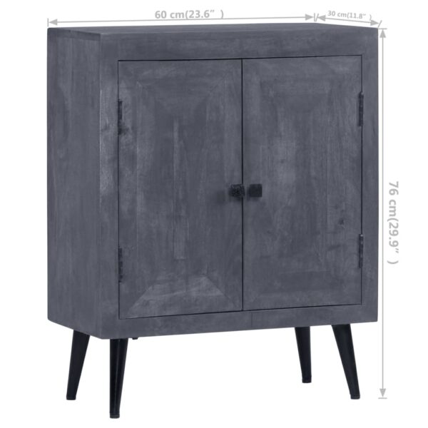 vidaXL Sideboard Solid Mango Wood 23.6"x11.8"x29.9" - Image 12