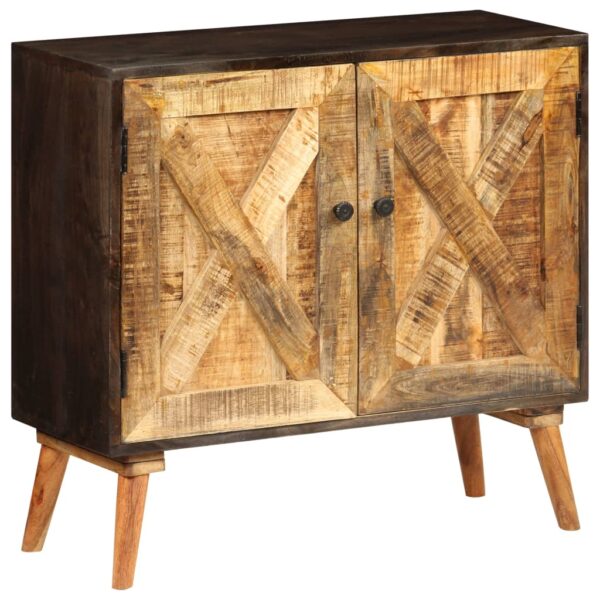 vidaXL Sideboard Solid Mango Wood 33.5"x11.8"x29.5" - Image 9