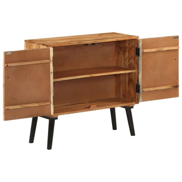 vidaXL Sideboard Solid Mango Wood 33.5"x11.8"x29.5" - Image 3