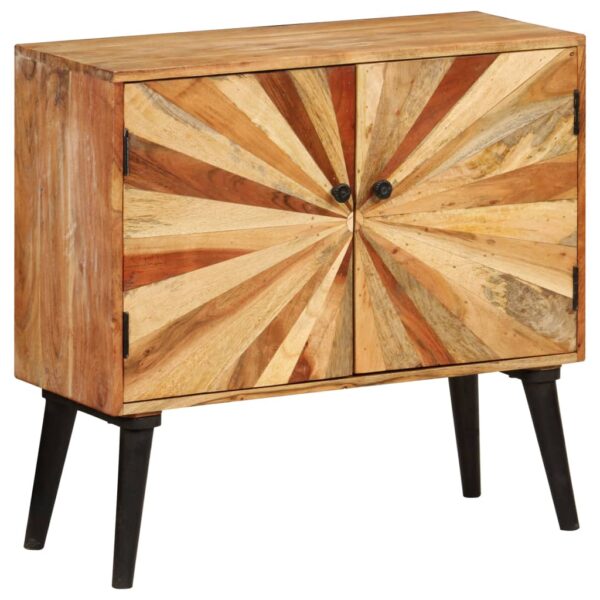 vidaXL Sideboard Solid Mango Wood 33.5"x11.8"x29.5" - Image 9