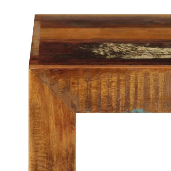 vidaXL Stool 15.7"x11.8"x15.7" Solid Reclaimed Wood - Image 5