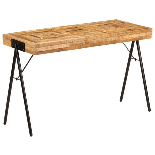 vidaXL Writing Table Solid Mango Wood 46.5"x19.7"x29.5" - Image 11