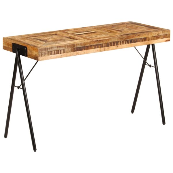 vidaXL Writing Table Solid Mango Wood 46.5"x19.7"x29.5" - Image 12