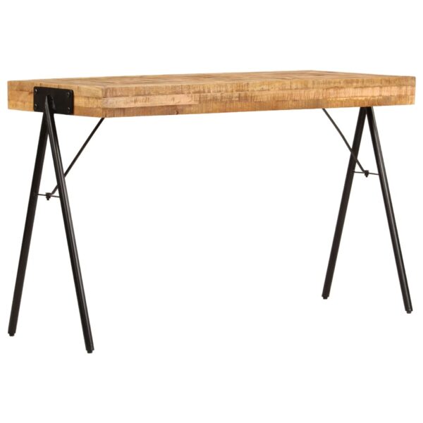 vidaXL Writing Table Solid Mango Wood 46.5"x19.7"x29.5" - Image 3