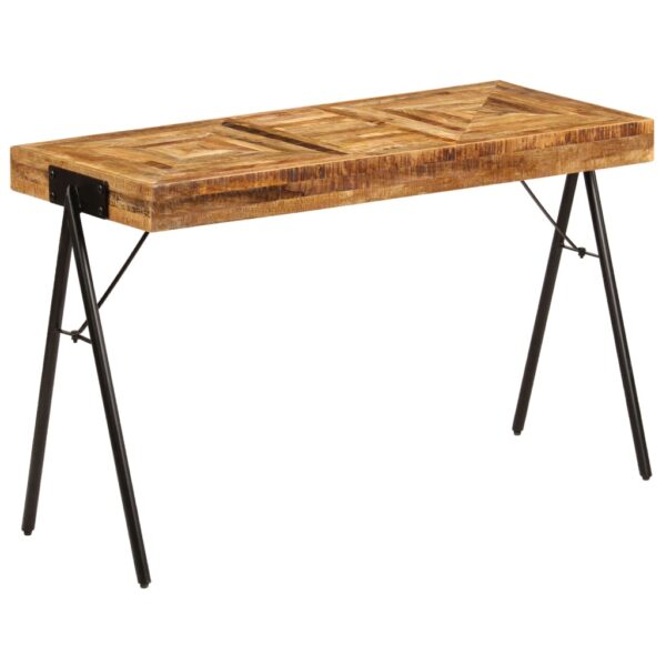 vidaXL Writing Table Solid Mango Wood 46.5"x19.7"x29.5" - Image 9