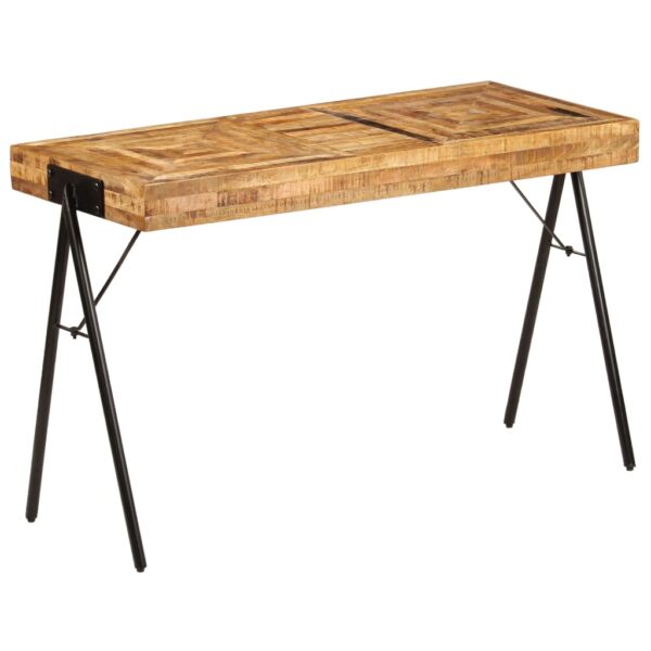 vidaXL Writing Table Solid Mango Wood 46.5"x19.7"x29.5" - Image 10