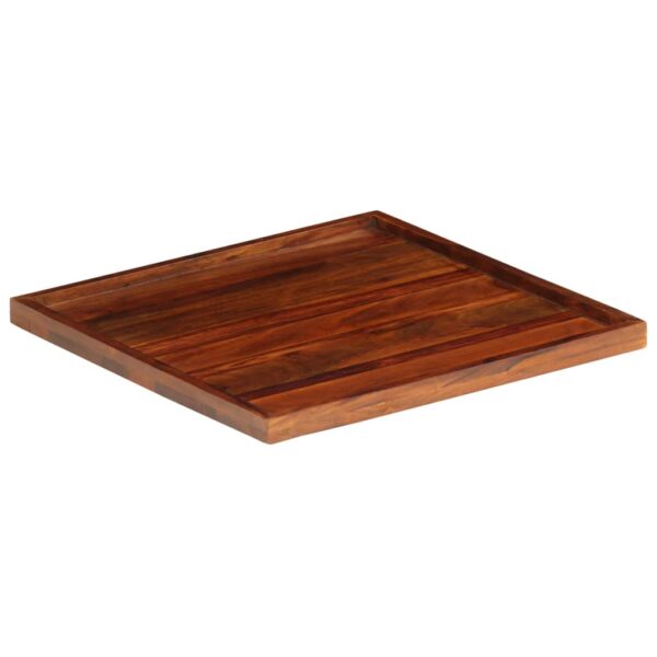 vidaXL Serving Tray Solid Sheesham Wood 19.7"x19.7" - Image 7