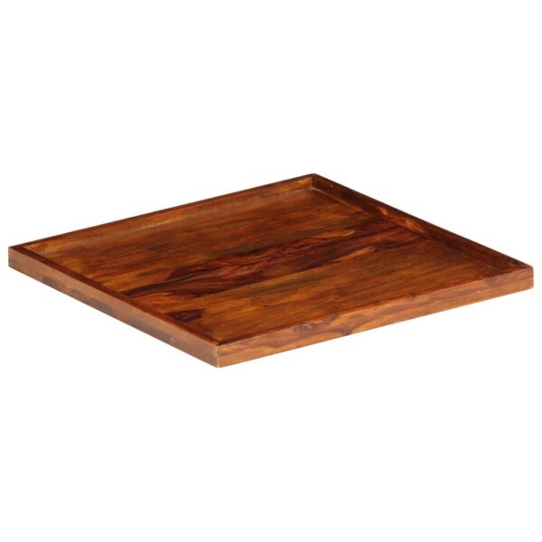 vidaXL Serving Tray Solid Sheesham Wood 19.7"x19.7" - Image 10