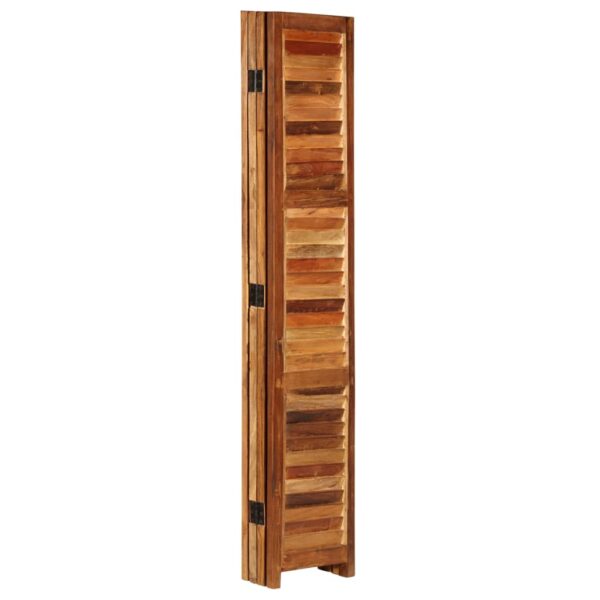 vidaXL Room Divider Solid Reclaimed Wood 66.9" - Image 4