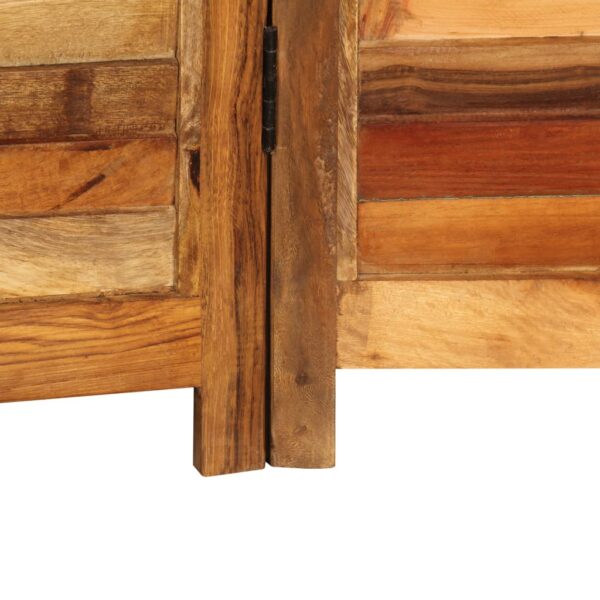 vidaXL Room Divider Solid Reclaimed Wood 66.9" - Image 5