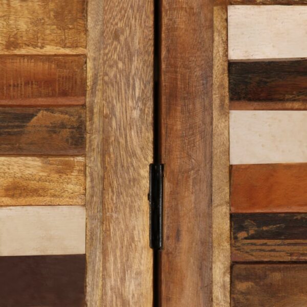 vidaXL Room Divider Solid Reclaimed Wood 66.9" - Image 7