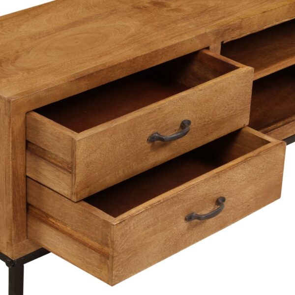 vidaXL TV Stand Solid Wood Mango 55.1"x11.8"x15.7" - Image 11