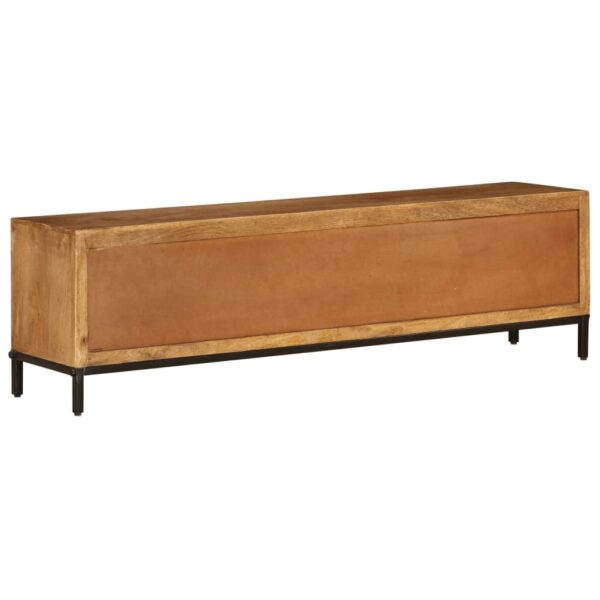 vidaXL TV Stand Solid Wood Mango 55.1"x11.8"x15.7" - Image 4