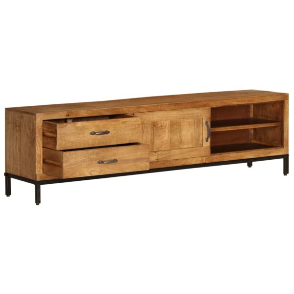 vidaXL TV Stand Solid Wood Mango 55.1"x11.8"x15.7" - Image 5