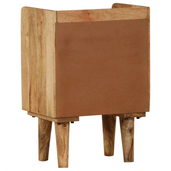 vidaXL Bedside Cabinet Solid Mango Wood 15.7"x11.8"x23.4" - Image 4