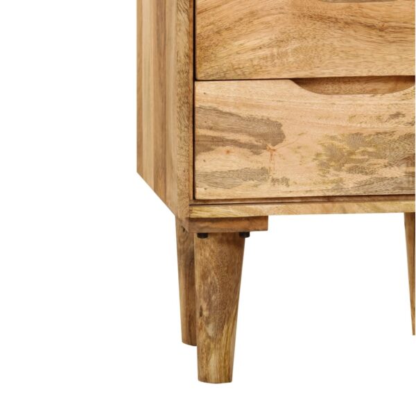 vidaXL Bedside Cabinet Solid Mango Wood 15.7"x11.8"x23.4" - Image 6