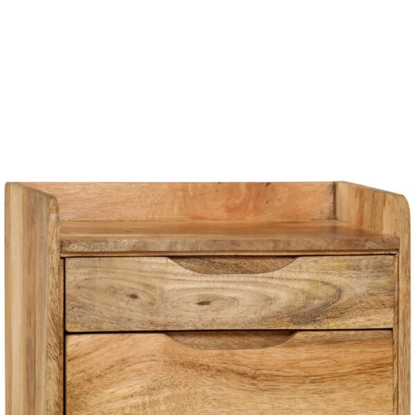 vidaXL Bedside Cabinet Solid Mango Wood 15.7"x11.8"x23.4" - Image 7