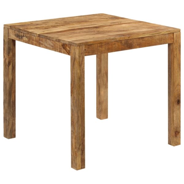 vidaXL Dining Table Solid Mango Wood 32.3"x31.5"x29.9"