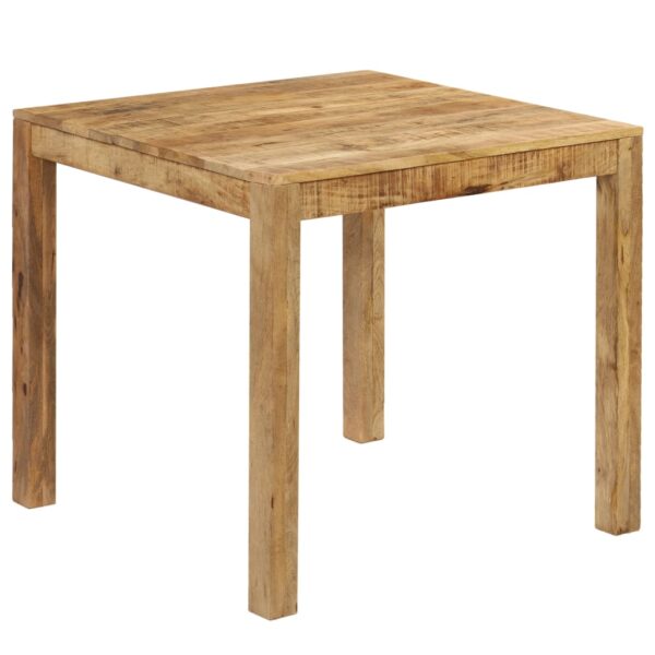 vidaXL Dining Table Solid Mango Wood 32.3"x31.5"x29.9" - Image 11