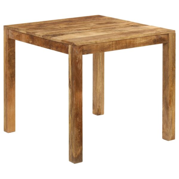 vidaXL Dining Table Solid Mango Wood 32.3"x31.5"x29.9" - Image 12