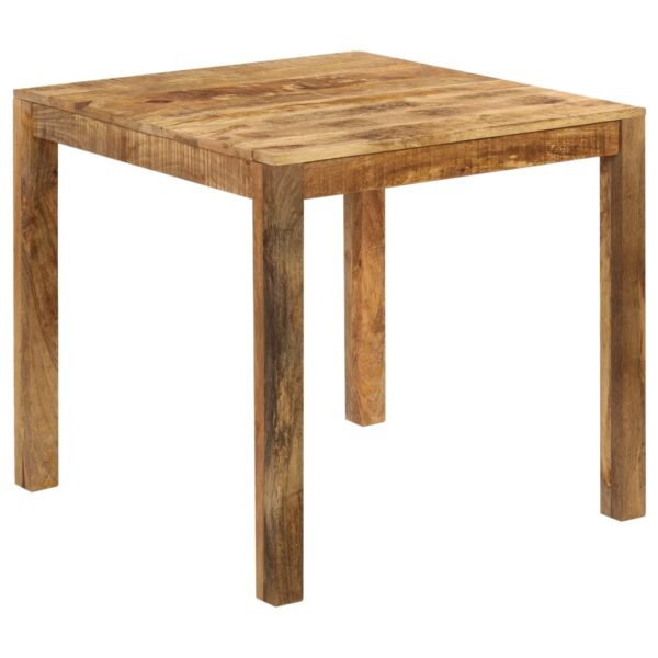 vidaXL Dining Table Solid Mango Wood 32.3"x31.5"x29.9" - Image 10