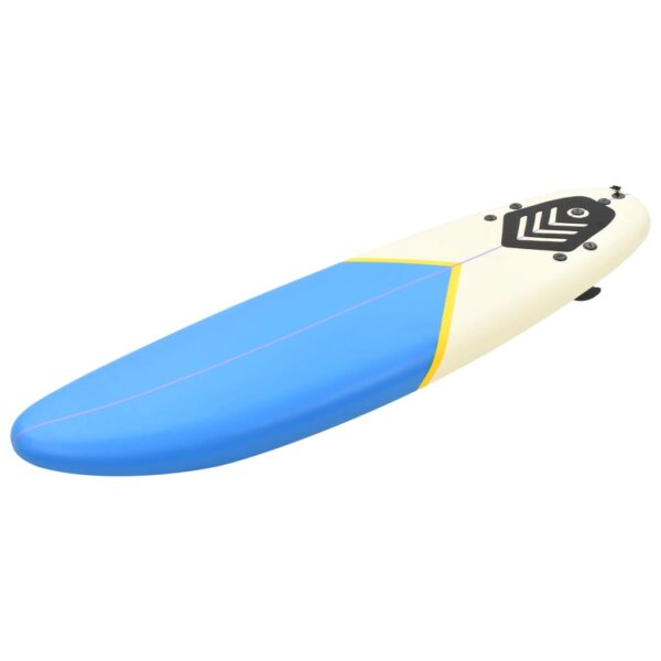 vidaXL Surfboard 66.9" Blue and Cream - Image 2