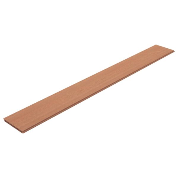 vidaXL Replacement Fence Boards 9 pcs WPC 66.9" Brown - Image 2