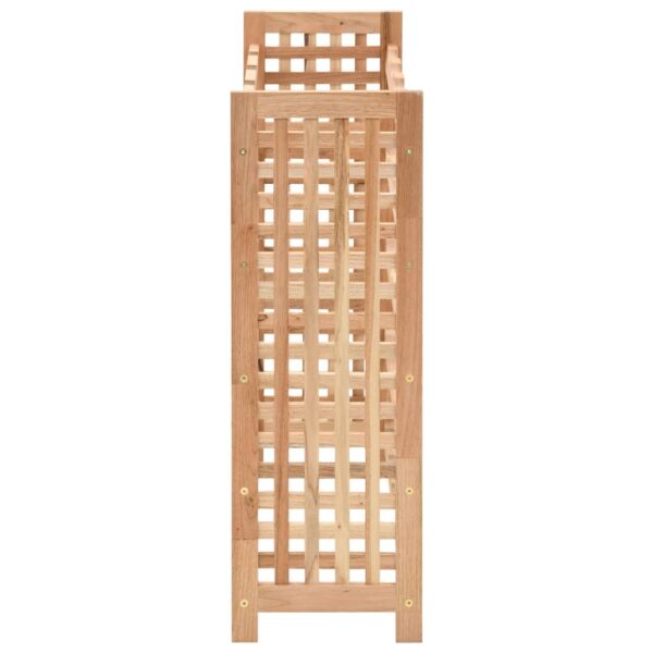 vidaXL Wine Rack for 25 Bottles Solid Walnut Wood 24.8"x9.8"x28.7" - Image 4