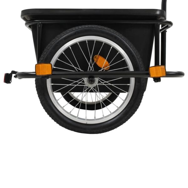 vidaXL Bike Trailer Black 13.2 gal - Image 5