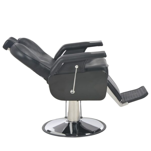 vidaXL Barber Chair Black 28.3"x26.8"x38.6" Faux Leather - Image 7