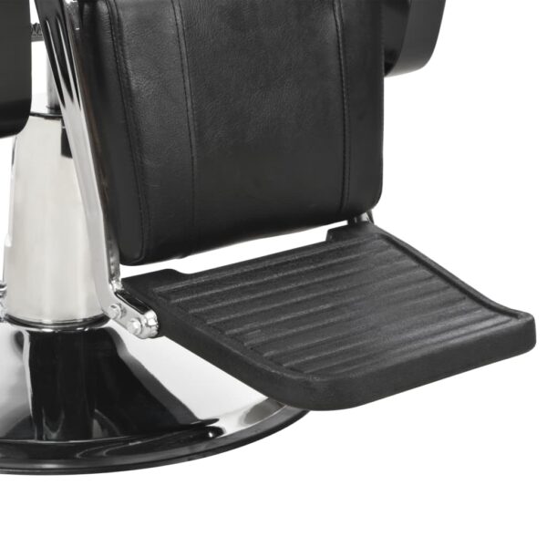 vidaXL Barber Chair Black 28.3"x26.8"x38.6" Faux Leather - Image 9