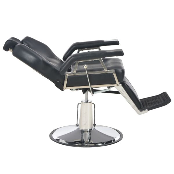 vidaXL Barber Chair Black 28.3"x26.8"x38.6" Faux Leather - Image 7