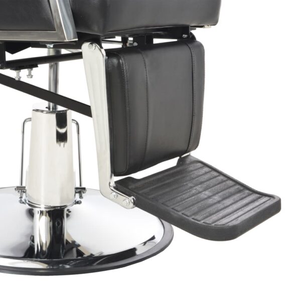 vidaXL Barber Chair Black 28.3"x26.8"x38.6" Faux Leather - Image 9