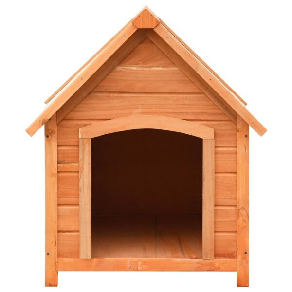 vidaXL Dog House Solid Pine & Fir Wood 28.3"x33.5"x32.3" - Image 3