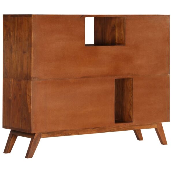 vidaXL Sideboard 45.3"x13.8"x33.9" Solid Acacia Wood - Image 4