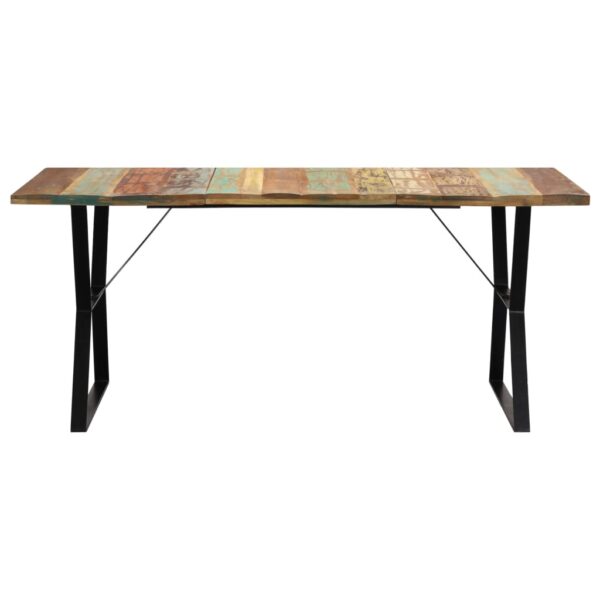 vidaXL Dining Table 70.9"x35.4"x29.9" Solid Reclaimed Wood - Image 2