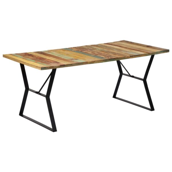 vidaXL Dining Table 70.9"x35.4"x29.9" Solid Reclaimed Wood - Image 11