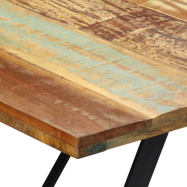 vidaXL Dining Table 70.9"x35.4"x29.9" Solid Reclaimed Wood - Image 4