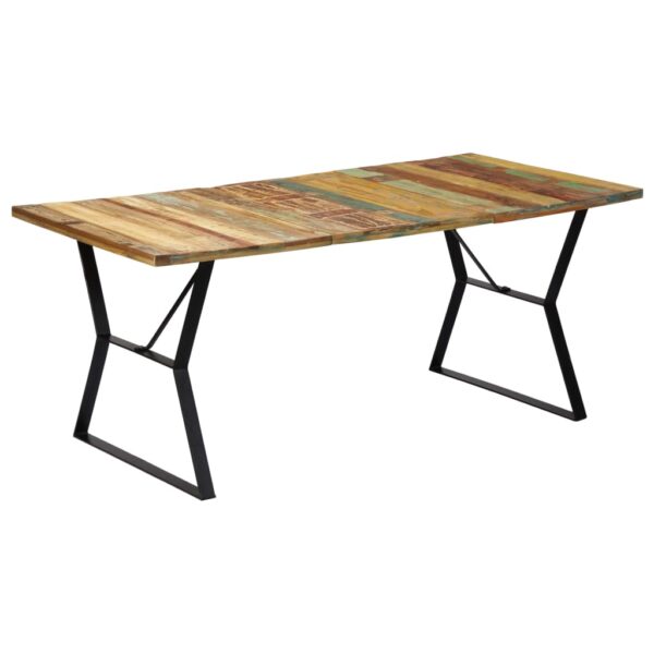 vidaXL Dining Table 70.9"x35.4"x29.9" Solid Reclaimed Wood - Image 10