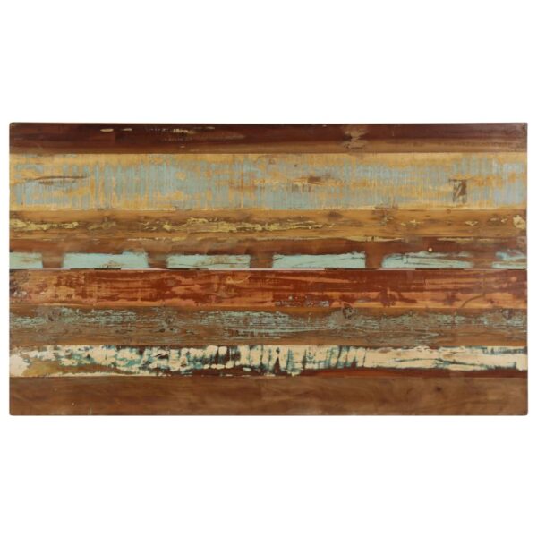 vidaXL Dining Table 55.1"x31.5"x29.9" Solid Reclaimed Wood - Image 6