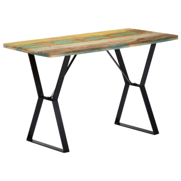 vidaXL Dining Table 47.2"x23.6"x29.9" Solid Reclaimed Wood