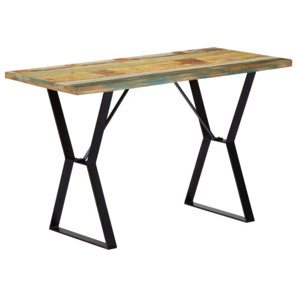 vidaXL Dining Table 47.2"x23.6"x29.9" Solid Reclaimed Wood - Image 12