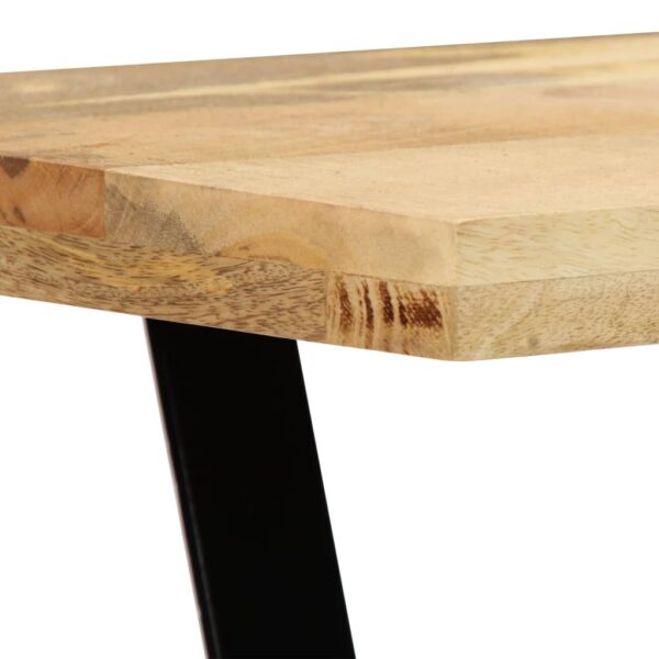 vidaXL Bench 43.3" Solid Mango Wood - Image 6