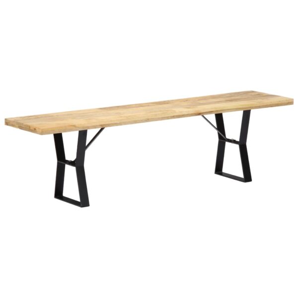 vidaXL Bench 63" Solid Mango Wood