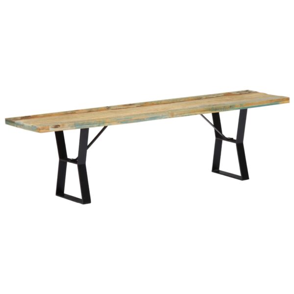 vidaXL Bench 63" Solid Reclaimed Wood - Image 10