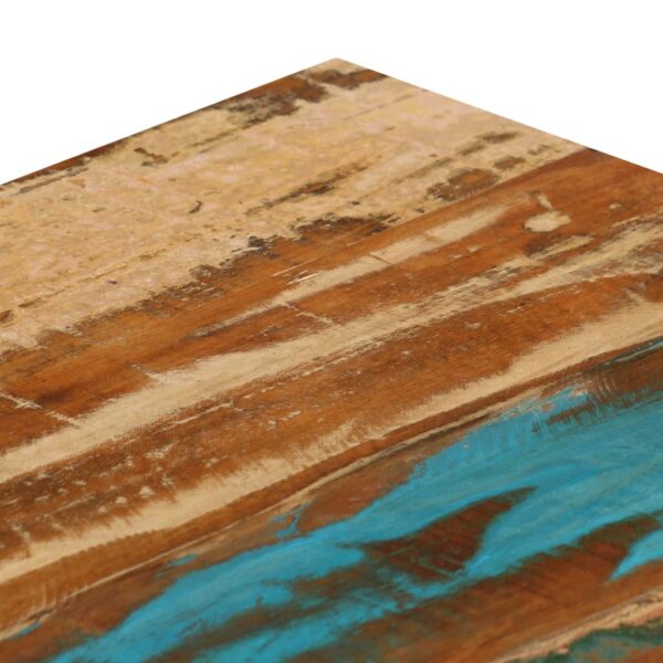 vidaXL Coffee Table 39.4"x19.7"x13.8" Solid Reclaimed Wood and Steel - Image 5