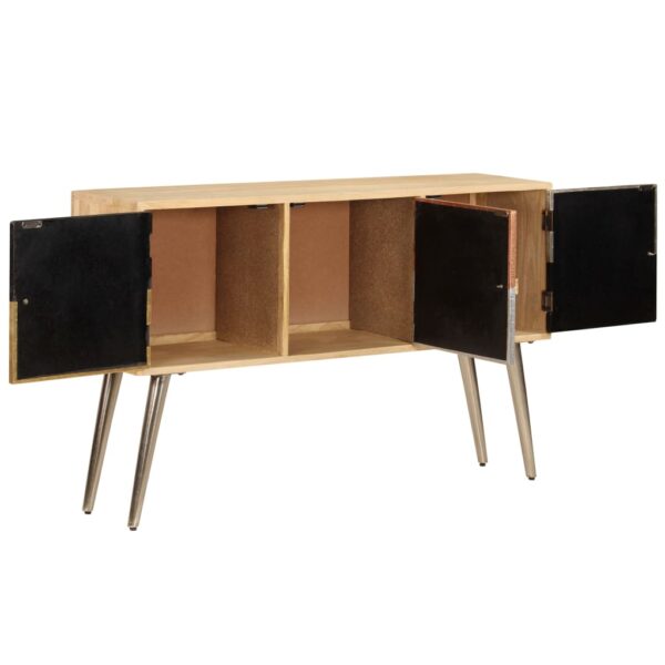 vidaXL Sideboard 47.2"x11.8"x29.5" Solid Mango Wood - Image 4