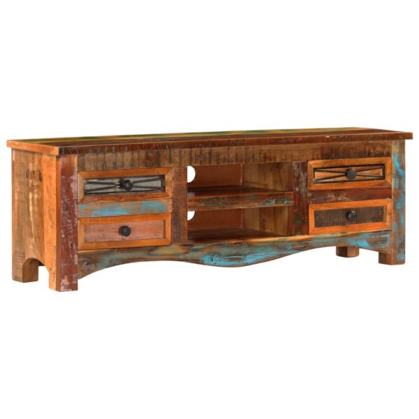 vidaXL TV Stand 47.2"x11.8"x15.7" Solid Wood Reclaimed - Image 10