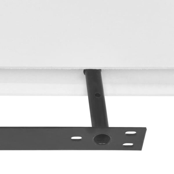 vidaXL Wall Shelves 4 pcs White 23.6" - Image 4